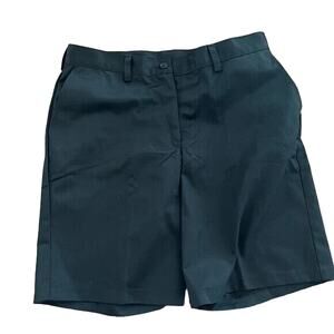 Edwards Ladies 8465 Black Utility Flat Front Chino Shorts Size 12